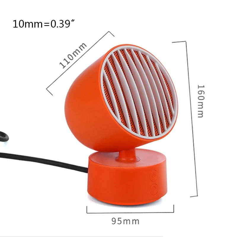Heater Fan Home Office Table Desktop Mini USB Electric Heating Hot Air Blower X37C 
Heater Fan Home Office Table Desktop Mini USB Electric Heating Hot Air Blower X37C