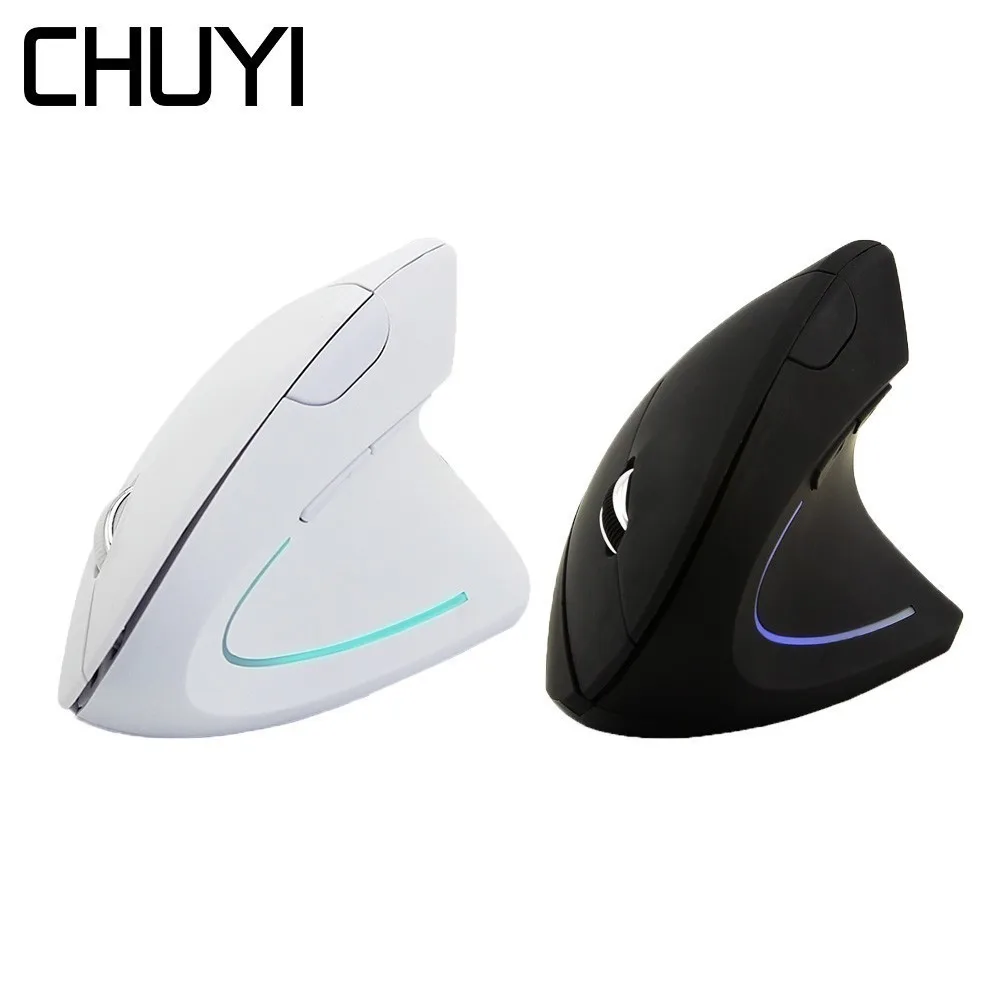 CHUYI Ergonomic Vertical Wireless Mouse Computer Colorful LED Gaming Mice 1600DPI USB Optical 5D Healthy Mause With Mouse Pad
CHUYI Ergonomic Vertical Wireless Mouse Computer Colorful LED Gaming Mice 1600DPI USB Optical 5D Healthy Mause With Mouse Pad