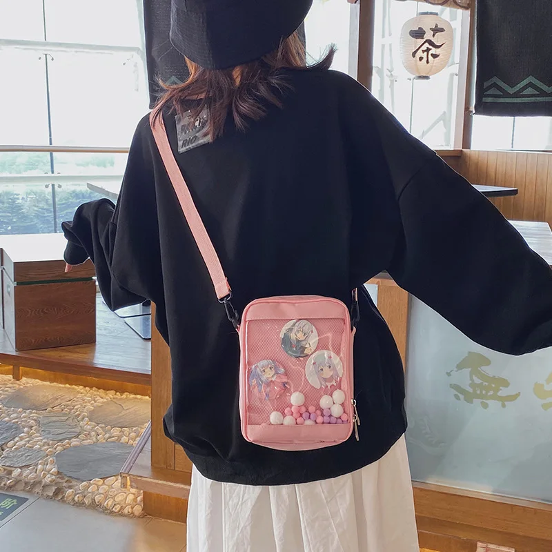 Girl transparent small shoulder bag women large capacity messenger bag female solid color handbag
Girl transparent small shoulder bag women large capacity messenger bag female solid color handbag