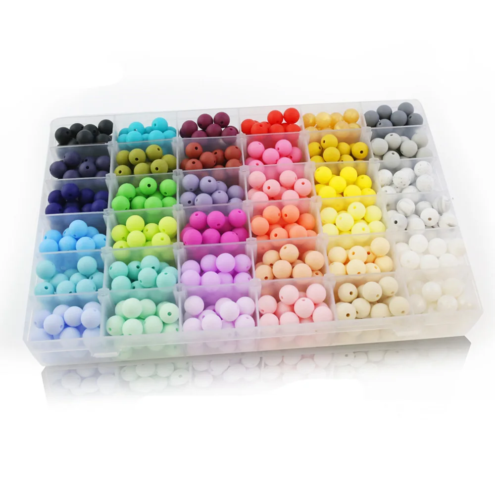 36Pcs Silicone Beads 12mm Food Grade Baby Care Accessories DIY Environmentally Friendly Silicone Baby Teether
36Pcs Silicone Beads 12mm Food Grade Baby Care Accessories DIY Environmentally Friendly Silicone Baby Teether