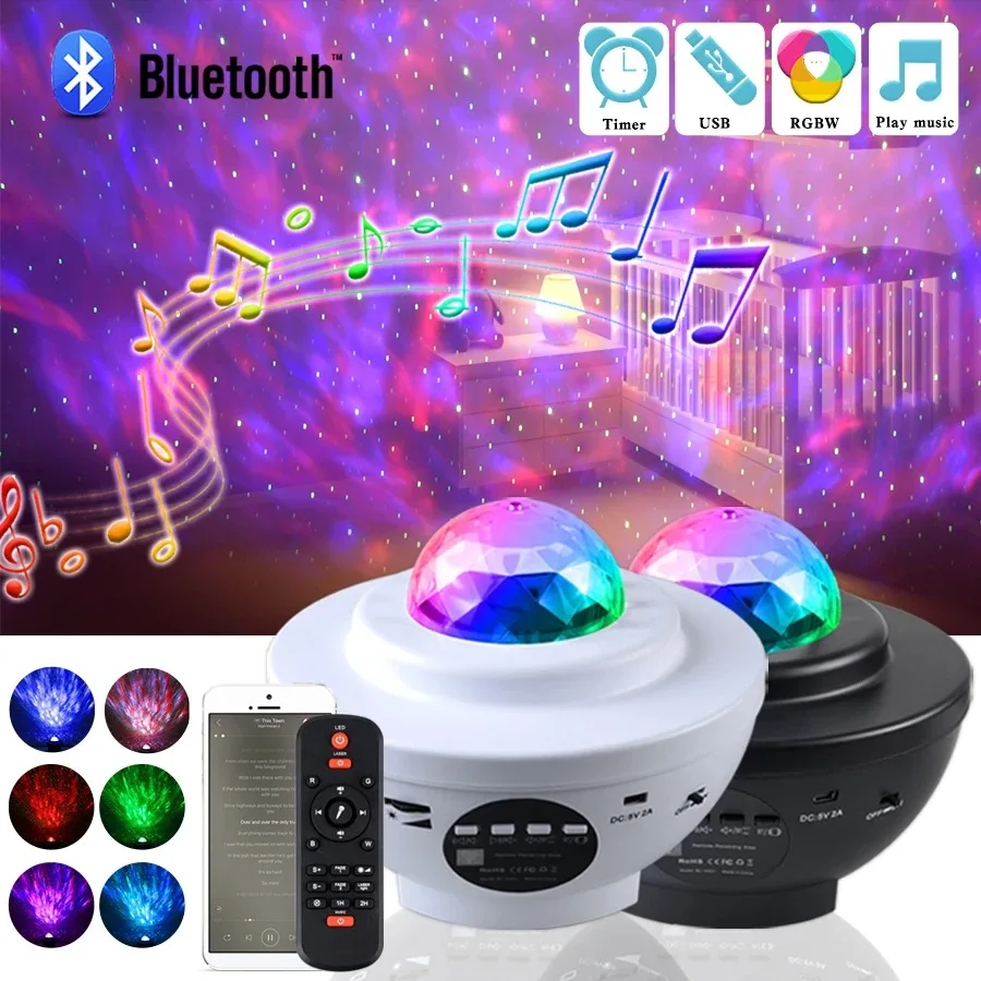 LED Star Galaxy Projector Ocean Wave Night Light Room Decor Rotate Starry Sky Porjectors Luminaria Decoration Bedroom Lamp Gifts
LED Star Galaxy Projector Ocean Wave Night Light Room Decor Rotate Starry Sky Porjectors Luminaria Decoration Bedroom Lamp Gifts