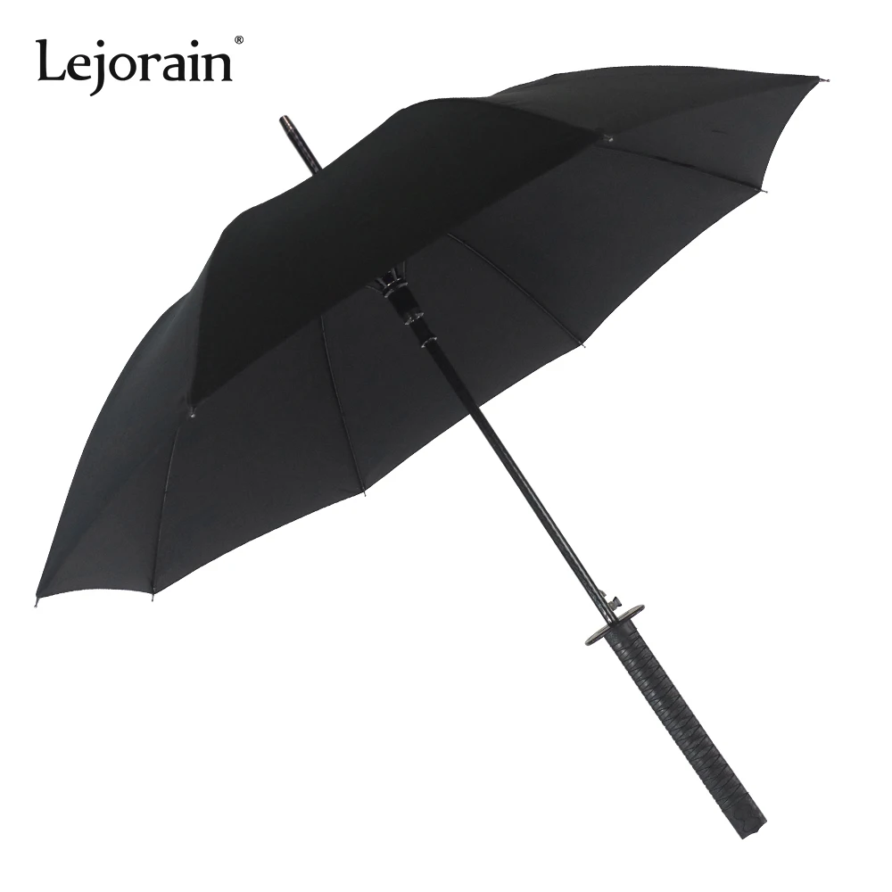 Creative black manual open windproof long-handle Japanese samurai sword katana umbrella
Creative black manual open windproof long-handle Japanese samurai sword katana umbrella