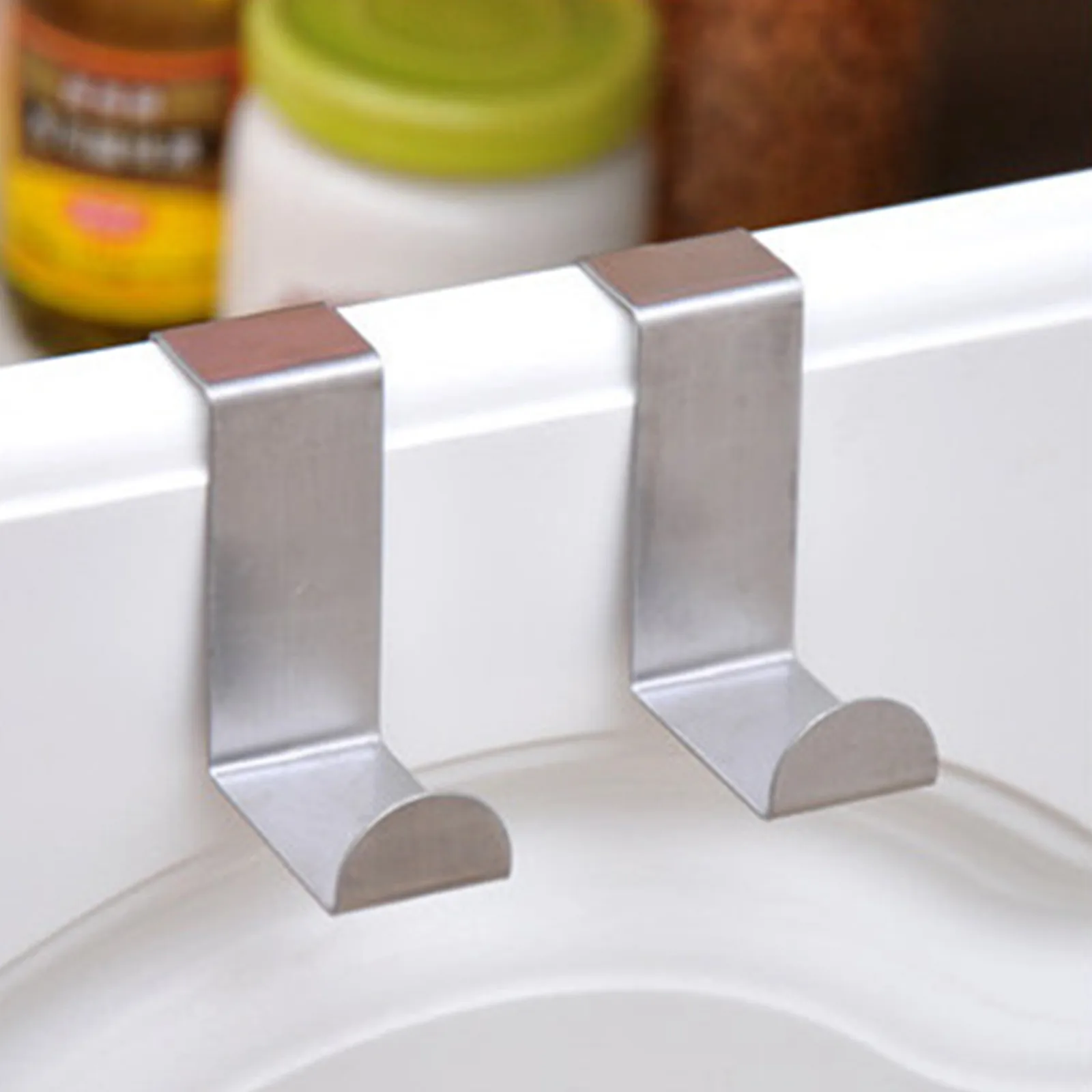Stainless Steel Multifunctional Door Hanger Hook Creative Nail Free Household Bathroom Towel Door Hook
Stainless Steel Multifunctional Door Hanger Hook Creative Nail Free Household Bathroom Towel Door Hook