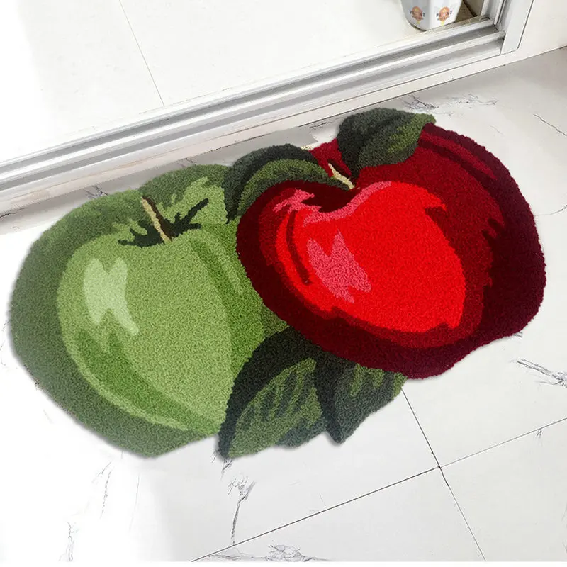 Red Green Apple Shape Rug 3D Fruit Carpet Doormat Soft Plush Anti-Slip Absorbent Bathroom Mat Living Room Home Decor
Red Green Apple Shape Rug 3D Fruit Carpet Doormat Soft Plush Anti-Slip Absorbent Bathroom Mat Living Room Home Decor