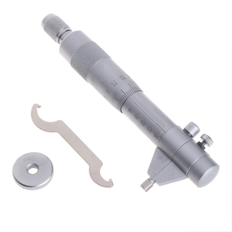 5-30mm Internal Micrometer 0.01mm Stainless Steel Accurate Screw Gauge Metric Inner Diameter Measuring Tool
5-30mm Internal Micrometer 0.01mm Stainless Steel Accurate Screw Gauge Metric Inner Diameter Measuring Tool