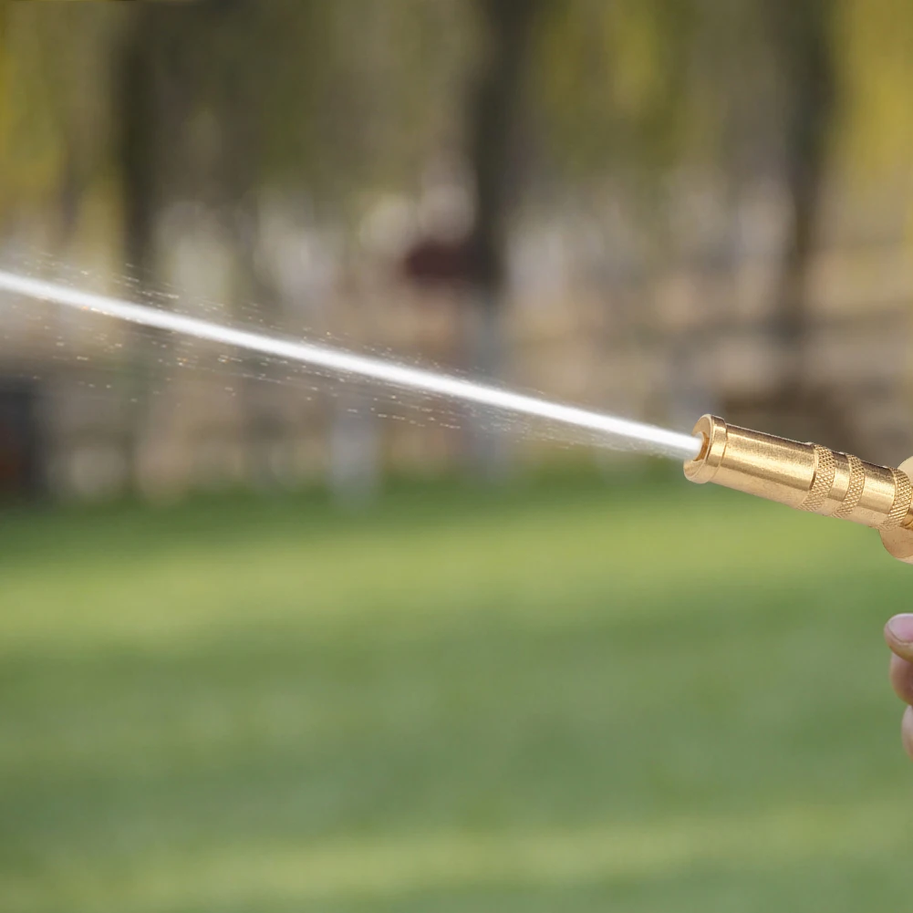 Garden Irrigation Spray Gun Adjustable Brass Sprinkler 3"/4" Garden Hose Sprinkler System Car Wash lawn Watering Water Gun 1 Pc
Garden Irrigation Spray Gun Adjustable Brass Sprinkler 3"/4" Garden Hose Sprinkler System Car Wash lawn Watering Water Gun 1 Pc