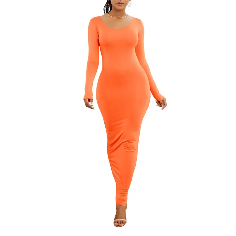 VISNXGI Casual Dresses Women Cotton Long Autumn Party Fashion Solid O-Neck Gradient Color Office Lady Plus Size Pencil Vestidos
VISNXGI Casual Dresses Women Cotton Long Autumn Party Fashion Solid O-Neck Gradient Color Office Lady Plus Size Pencil Vestidos