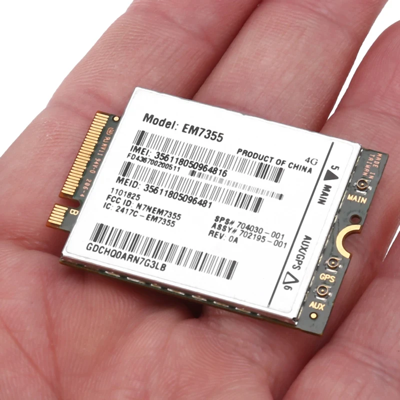 EM7355 WiFi Card Wireless Module LTE EVDO/HSPA WWAN NGFF 4G Module for HP Elitebook 820 840 G1
EM7355 WiFi Card Wireless Module LTE EVDO/HSPA WWAN NGFF 4G Module for HP Elitebook 820 840 G1