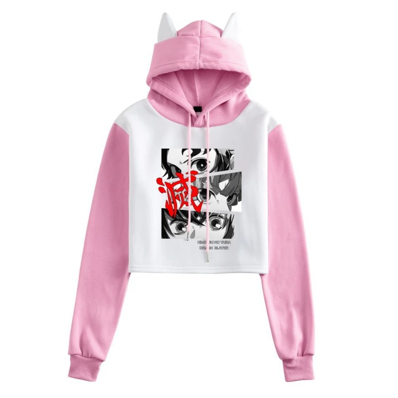 Anime Demon Slayer Peripheral Costumes 3D Digital Printing Pullover Hoodie Sweater Cat Ears Women Hooded Casual
Anime Demon Slayer Peripheral Costumes 3D Digital Printing Pullover Hoodie Sweater Cat Ears Women Hooded Casual