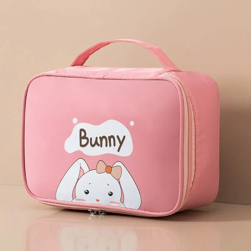 Cosmetic Bag Women Cartoon Bear Rabbit Large Capacity Oxford Makeup Bags Korean Cute Travel Wash Beauty Bag Storage Box WY110
Cosmetic Bag Women Cartoon Bear Rabbit Large Capacity Oxford Makeup Bags Korean Cute Travel Wash Beauty Bag Storage Box WY110