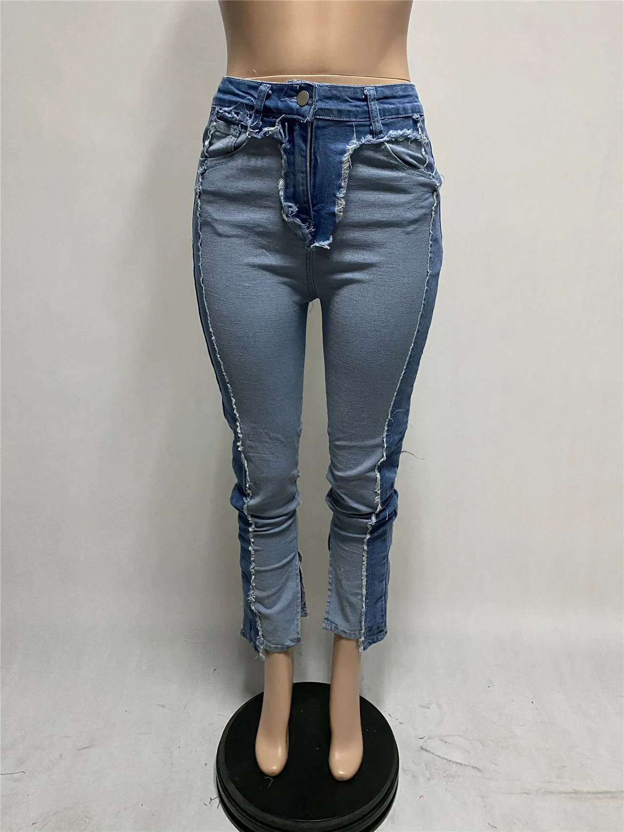 Denim Pants Women KALENMONS High Waist Washed Jeans Pocket Bleached Summer Bodycon Trousers Baggy Work Jean Women Vintage
Denim Pants Women KALENMONS High Waist Washed Jeans Pocket Bleached Summer Bodycon Trousers Baggy Work Jean Women Vintage