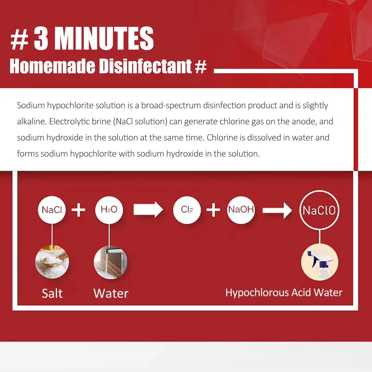 1.2L Hypochlorous Acid Water Disinfectant Machine Sodium Hypochlorous Generator Healthy Household Disinfectant Machine
1.2L Hypochlorous Acid Water Disinfectant Machine Sodium Hypochlorous Generator Healthy Household Disinfectant Machine