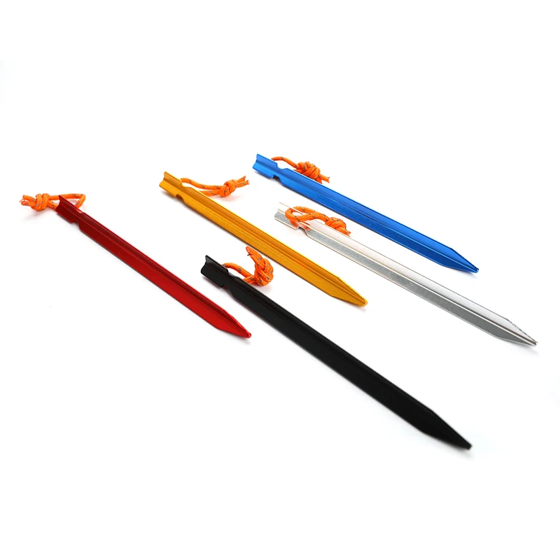 4Pcs Aluminument Alloy Tent Pegs Nails with Rope Stake Camping Hiking Equipment Outdoor Traveling Tent Sand Ground Accessories
4Pcs Aluminument Alloy Tent Pegs Nails with Rope Stake Camping Hiking Equipment Outdoor Traveling Tent Sand Ground Accessories