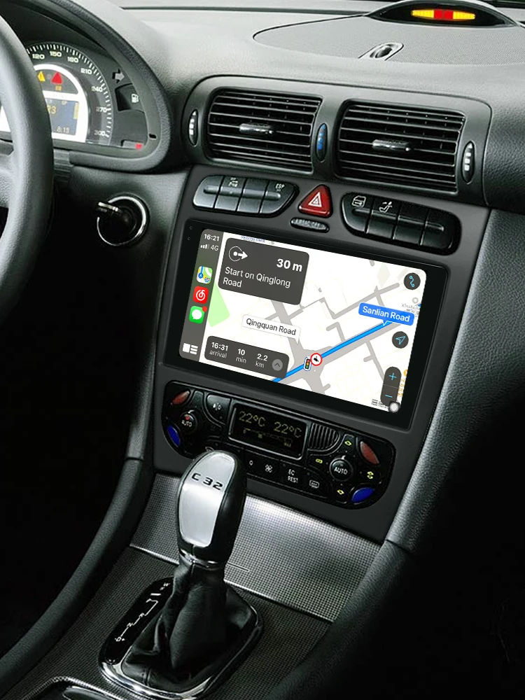 

JOYING 9 Inch Car Radio Player With GPS Fast Boot 4G HD DSP For Mercedes-Benz C-Klasse W203 2002-2004 CLK-Klasse W209 2002-2006