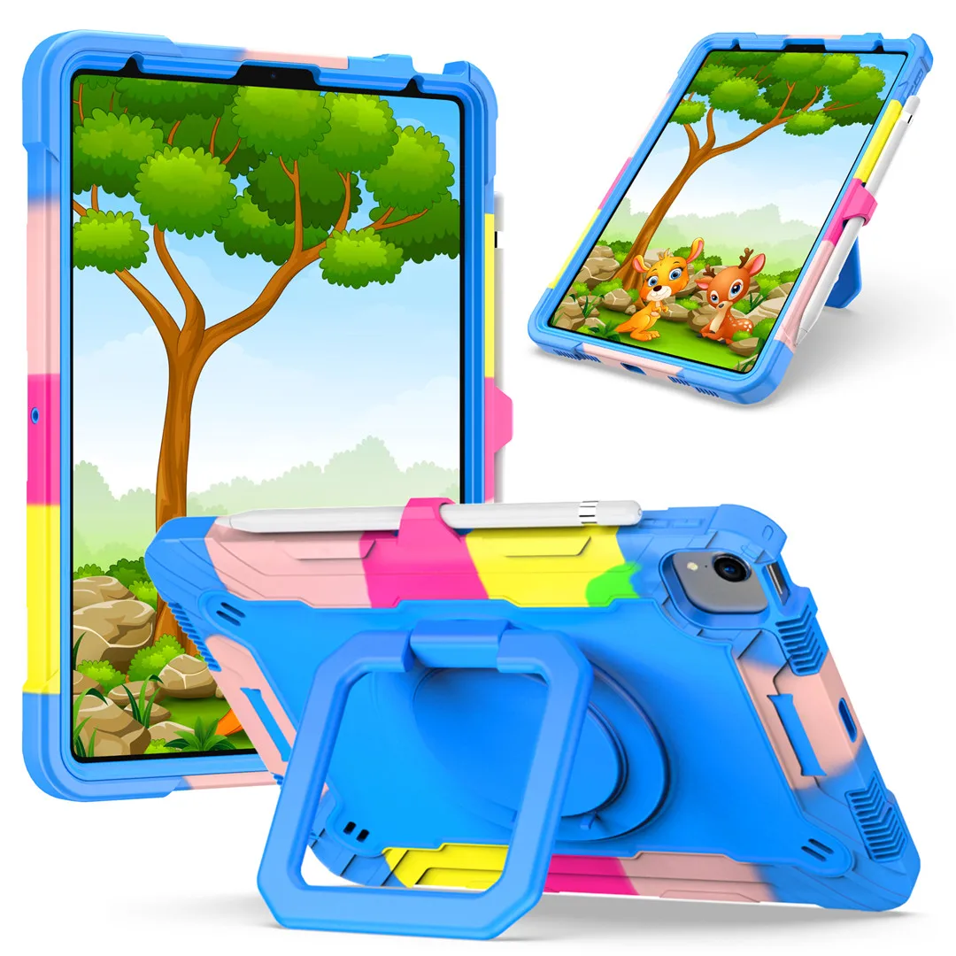 Case For iPad Air4 10.9 /Pro11 2018 2020 Shockproof Silicon PC Rotating Stand Tablet Cover Funda for iPad Air4/pro11
Case For iPad Air4 10.9 /Pro11 2018 2020 Shockproof Silicon PC Rotating Stand Tablet Cover Funda for iPad Air4/pro11