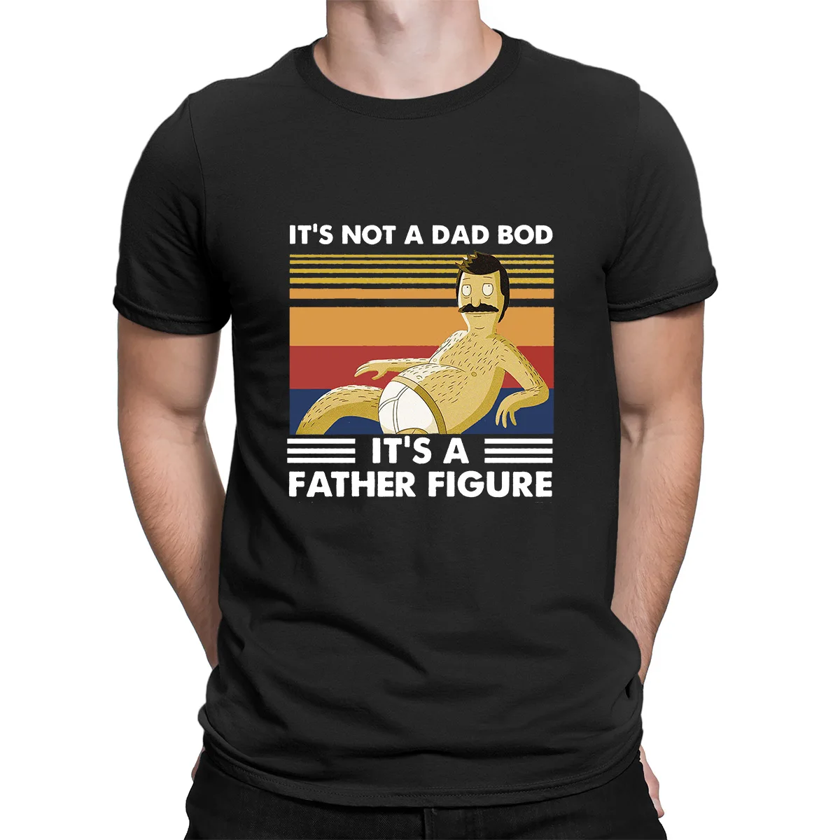 It's Not a Dad Bod It's a Father Figure Printed T-shirt Loose Shirt Short Sleeve T-Shirt Classic Cotton Oversize Tee Top
It's Not a Dad Bod It's a Father Figure Printed T-shirt Loose Shirt Short Sleeve T-Shirt Classic Cotton Oversize Tee Top