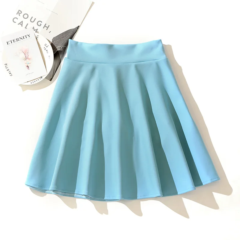 Women Skirts Summer Elastic Waist Female Pleated Skirt Fashion Ladies Mini Dance Skirt High Waist A-Line Women's Short Skirts
Women Skirts Summer Elastic Waist Female Pleated Skirt Fashion Ladies Mini Dance Skirt High Waist A-Line Women's Short Skirts