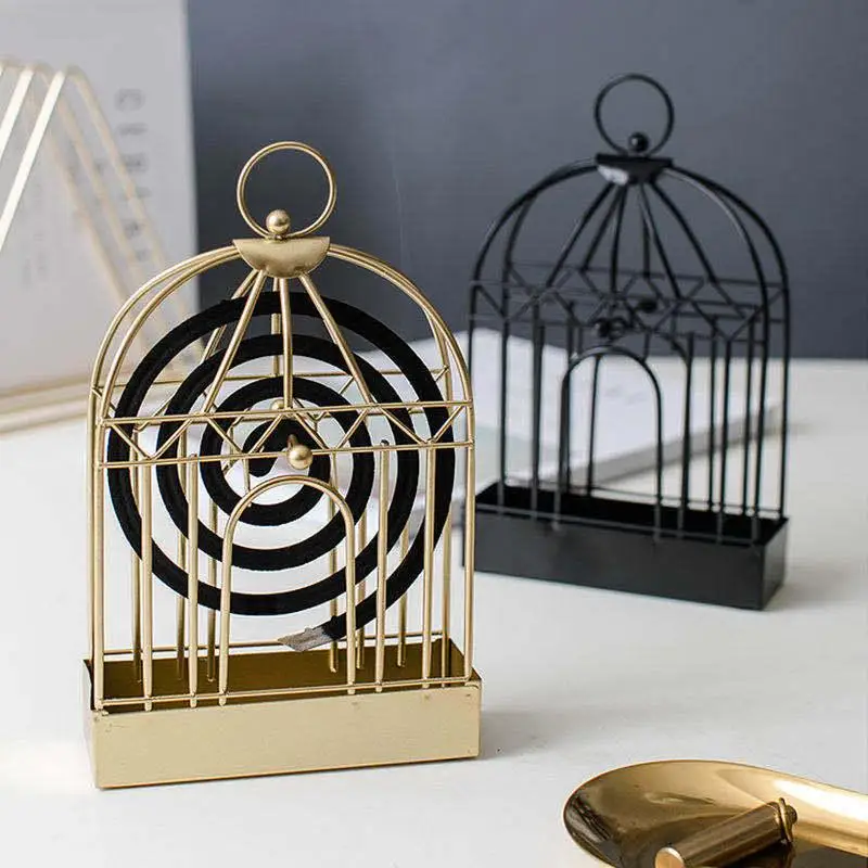 Nordic creative bird cage mosquito coil holder household mosquito coil cage hanging portable mosquito coil box home decoration
Nordic creative bird cage mosquito coil holder household mosquito coil cage hanging portable mosquito coil box home decoration