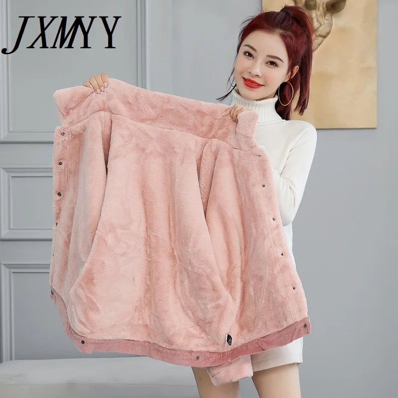 JXMYY Winter New Fashion Korean Version Loose Plus Velvet Thickened Corduroy Lamb Wool Short Coat Women's Coat Cotton Jacket
JXMYY Winter New Fashion Korean Version Loose Plus Velvet Thickened Corduroy Lamb Wool Short Coat Women's Coat Cotton Jacket
