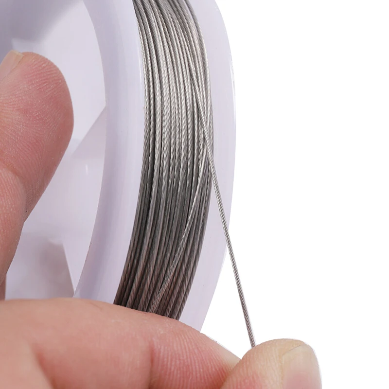 DIY Making Stainless Steel Wire 0.3/0.35/0.38/0.45/0.5/0.6/0.7/0.8mm Never Fade Wire Cord Line Handmade Jewelry
DIY Making Stainless Steel Wire 0.3/0.35/0.38/0.45/0.5/0.6/0.7/0.8mm Never Fade Wire Cord Line Handmade Jewelry