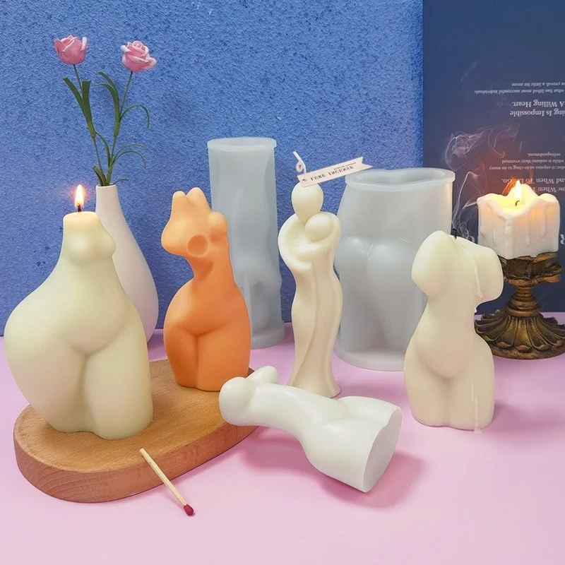 DIY Halflength Female Body Candle Silicone Mold Creative Body Aromatic Plaster Soap Candle making Gift Craft Home Decor Supplies
DIY Halflength Female Body Candle Silicone Mold Creative Body Aromatic Plaster Soap Candle making Gift Craft Home Decor Supplies