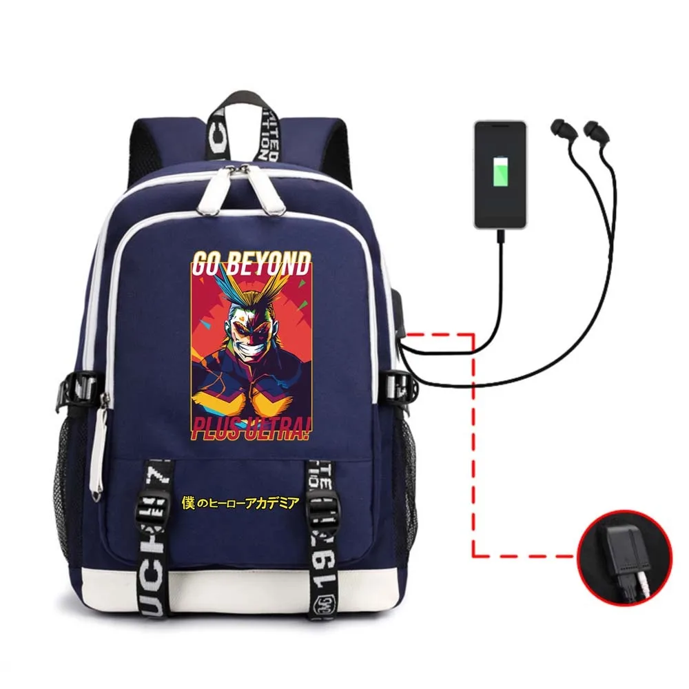 My Hero Academia Anime Backpack Plus Ultra Go Beyond Multifunction USB Charging Laptop Japanese Shoulder Unisex Travel Bags
My Hero Academia Anime Backpack Plus Ultra Go Beyond Multifunction USB Charging Laptop Japanese Shoulder Unisex Travel Bags