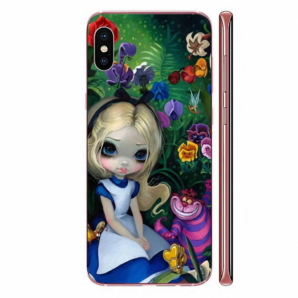 2019 Кот с зелеными глазами Алиса в стране чудес для LG G3 G4 G5 G6 G7 K4 K7 K8 K10 K40 K50 Q6 Q60 V10 V20 V30