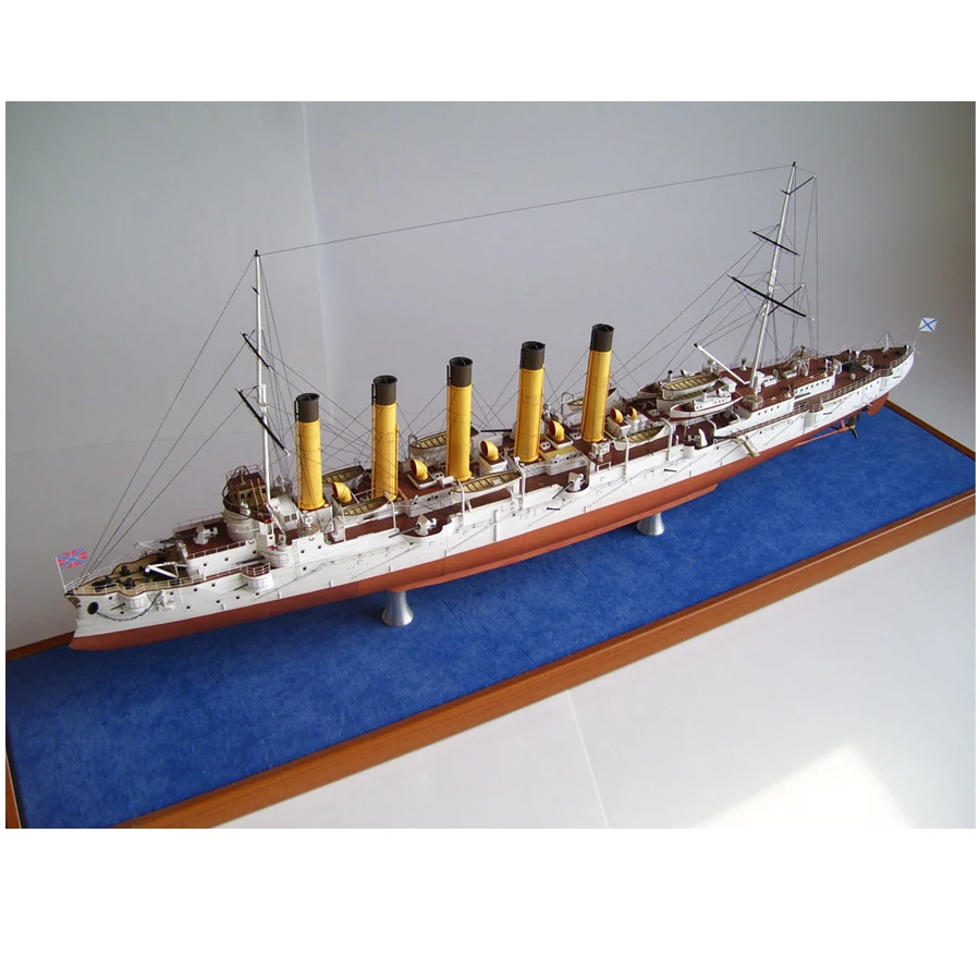 1:200 World War I Tsarist Askerd Armored Cruiser Boat Paper Model Armored Ship Model 3D Paper Model Children Adult Toys
1:200 World War I Tsarist Askerd Armored Cruiser Boat Paper Model Armored Ship Model 3D Paper Model Children Adult Toys