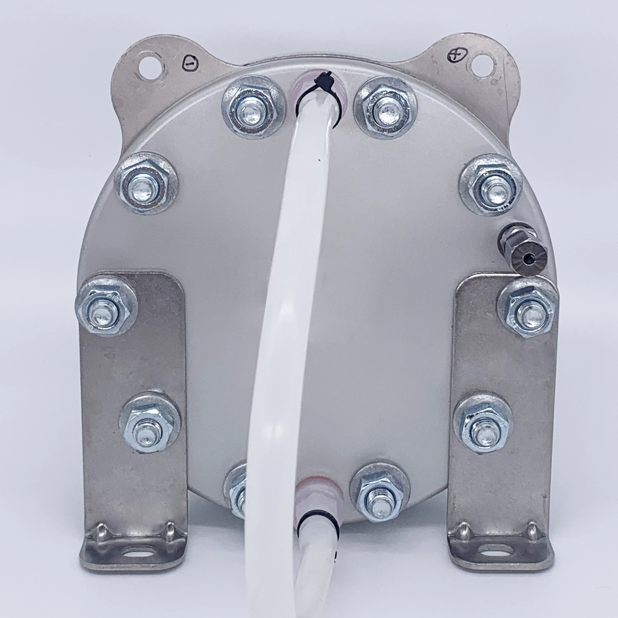600ml per minute Pure hydrogen PEM titanium electrolyzer water electrolysis cell for generator
600ml per minute Pure hydrogen PEM titanium electrolyzer water electrolysis cell for generator