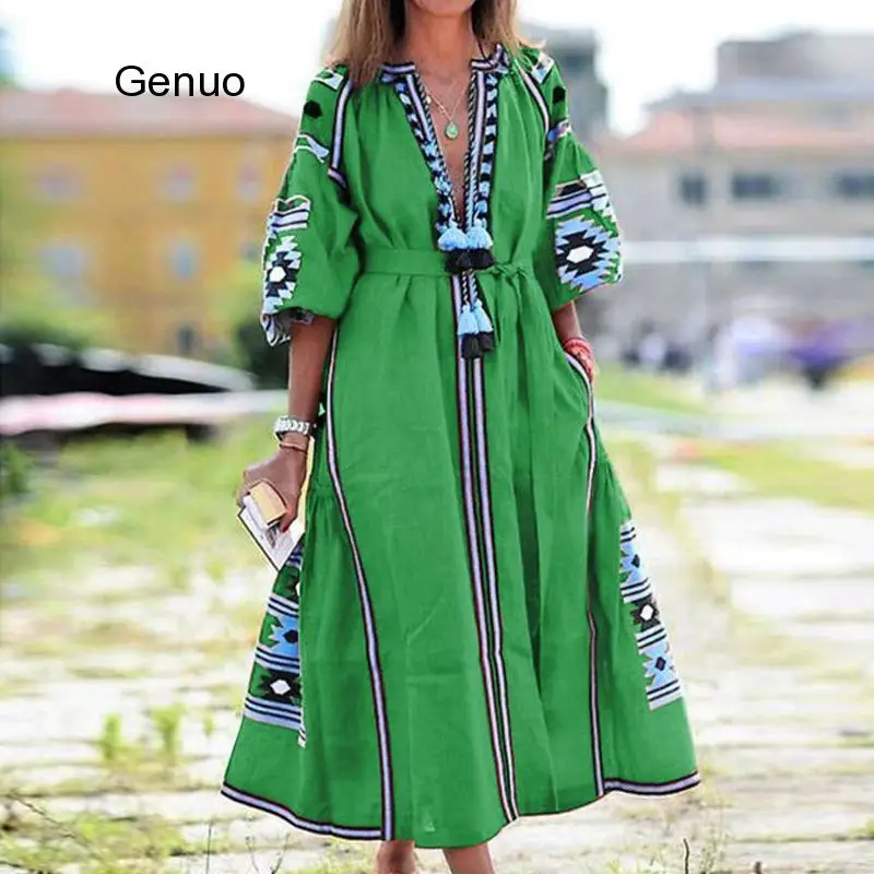 Осенний костюм из трех четверти с пышными рукавами длинное платье для женщин с v-образным вырезом с кисточками; Вечерние платье 2020 элегантны...
Осенний костюм из трех четверти с пышными рукавами длинное платье для женщин с v-образным вырезом с кисточками; Вечерние платье 2020 элегантны...