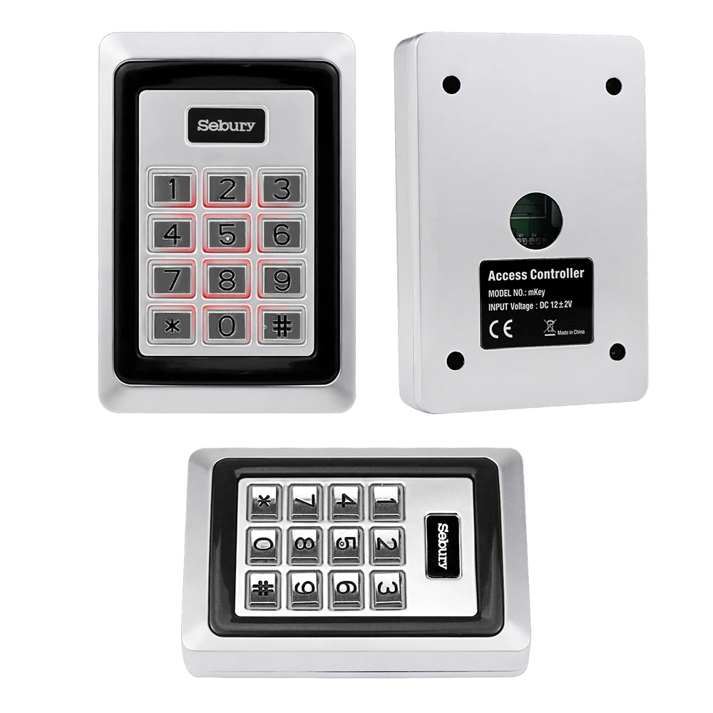 Sebury RFID Keyboard Metal Access Control Keypad Waterproof Cover Outdoor Door Opener Electronic Lock System 10pcs EM4100 Keyfob
Sebury RFID Keyboard Metal Access Control Keypad Waterproof Cover Outdoor Door Opener Electronic Lock System 10pcs EM4100 Keyfob