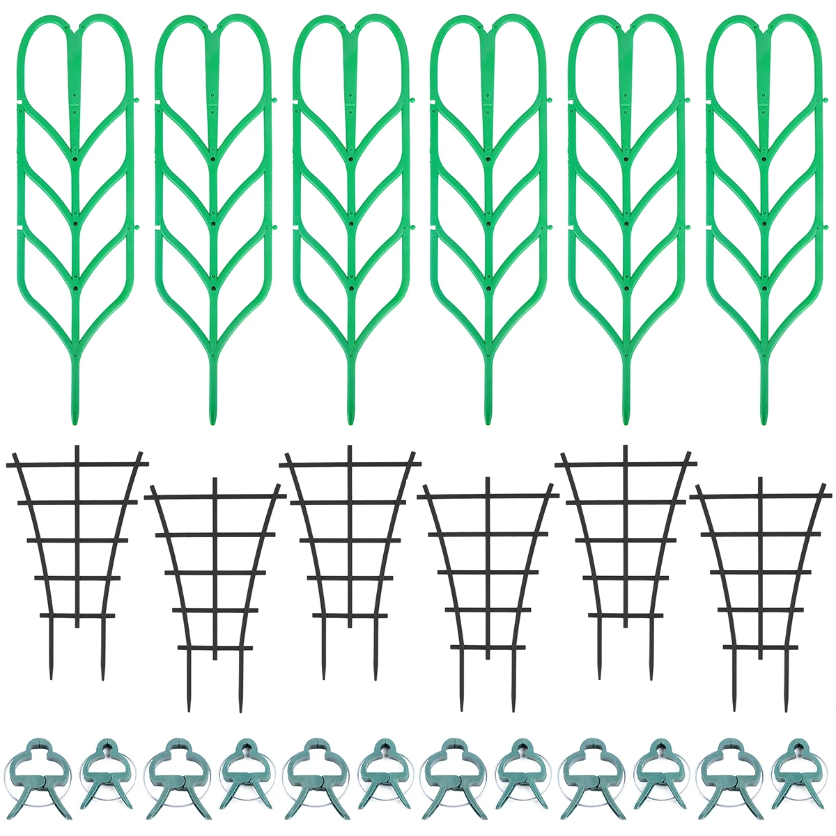 Garden Plant Support 12pcs DIY Plant Trellis 12 Clips Mini Plant Climbing Rack Plastic Durable Plant Support Frame Garden Tools
Garden Plant Support 12pcs DIY Plant Trellis 12 Clips Mini Plant Climbing Rack Plastic Durable Plant Support Frame Garden Tools