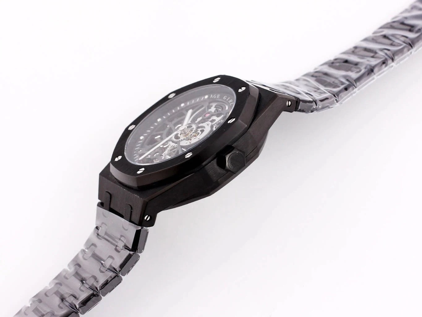 Luxury Brand New Men Automatic Mechanical Sapphire Full Black Case Stainless Steel Watch Tourbillon Skeleton Sport Watches
Luxury Brand New Men Automatic Mechanical Sapphire Full Black Case Stainless Steel Watch Tourbillon Skeleton Sport Watches