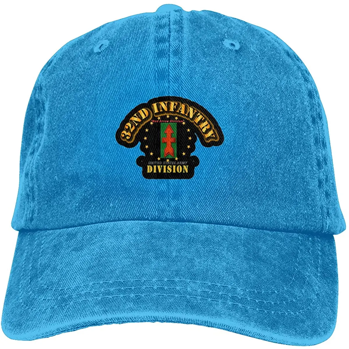 32nd Infantry Division Classic Adjustable Denim Cap Baseball Cap Hats for Women & Men
32nd Infantry Division Classic Adjustable Denim Cap Baseball Cap Hats for Women & Men