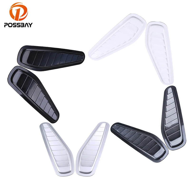POSSBAY Universal Pair Car Side Air Flow Vent Cover Intake Decoration air vent Stickers Side Mesh Cover Hood Bonnet Car Styling
POSSBAY Universal Pair Car Side Air Flow Vent Cover Intake Decoration air vent Stickers Side Mesh Cover Hood Bonnet Car Styling
