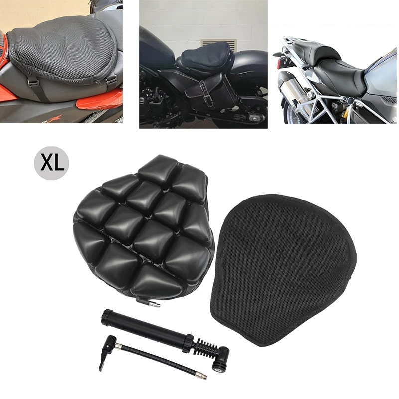 Motorcycle Air Pad Seat Cushion Cover Universal Inflatable Breathable Non-Slip Seat for R1200GS R1250GS Sport Touring
Motorcycle Air Pad Seat Cushion Cover Universal Inflatable Breathable Non-Slip Seat for R1200GS R1250GS Sport Touring