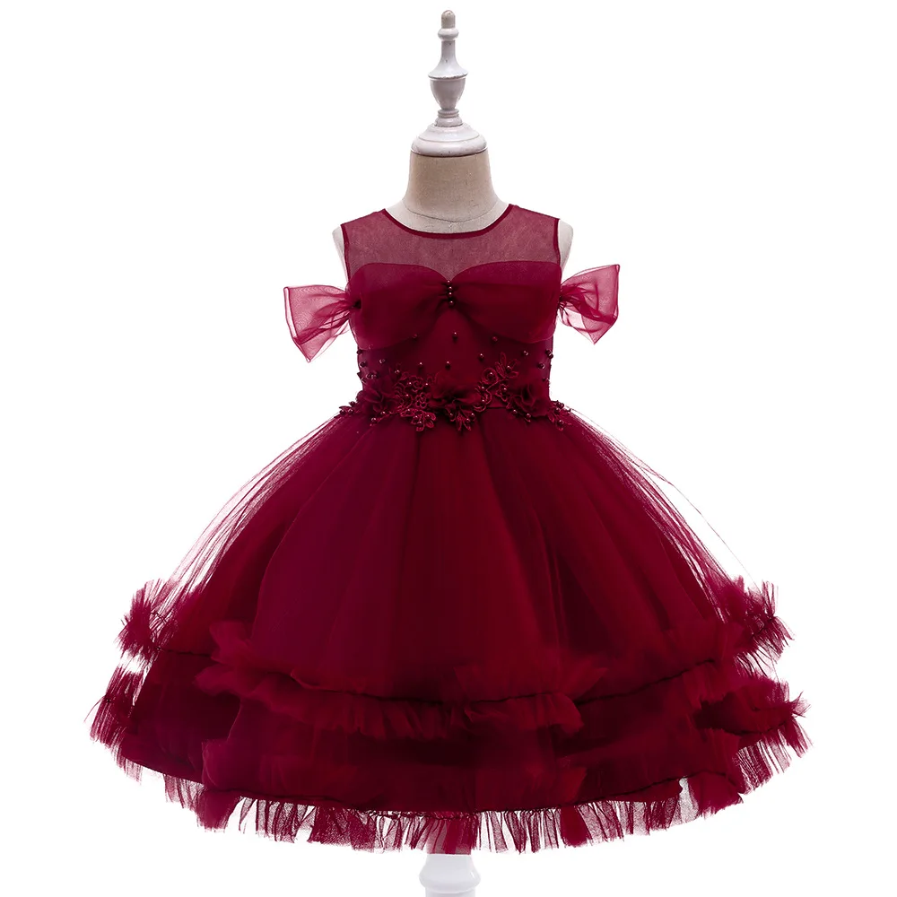 Red Princess Dress for Flower Girl Pearls Elegant Girls Dresses Winter Party Tulle Christmas Halloween Kids Dresses Clothes
Red Princess Dress for Flower Girl Pearls Elegant Girls Dresses Winter Party Tulle Christmas Halloween Kids Dresses Clothes