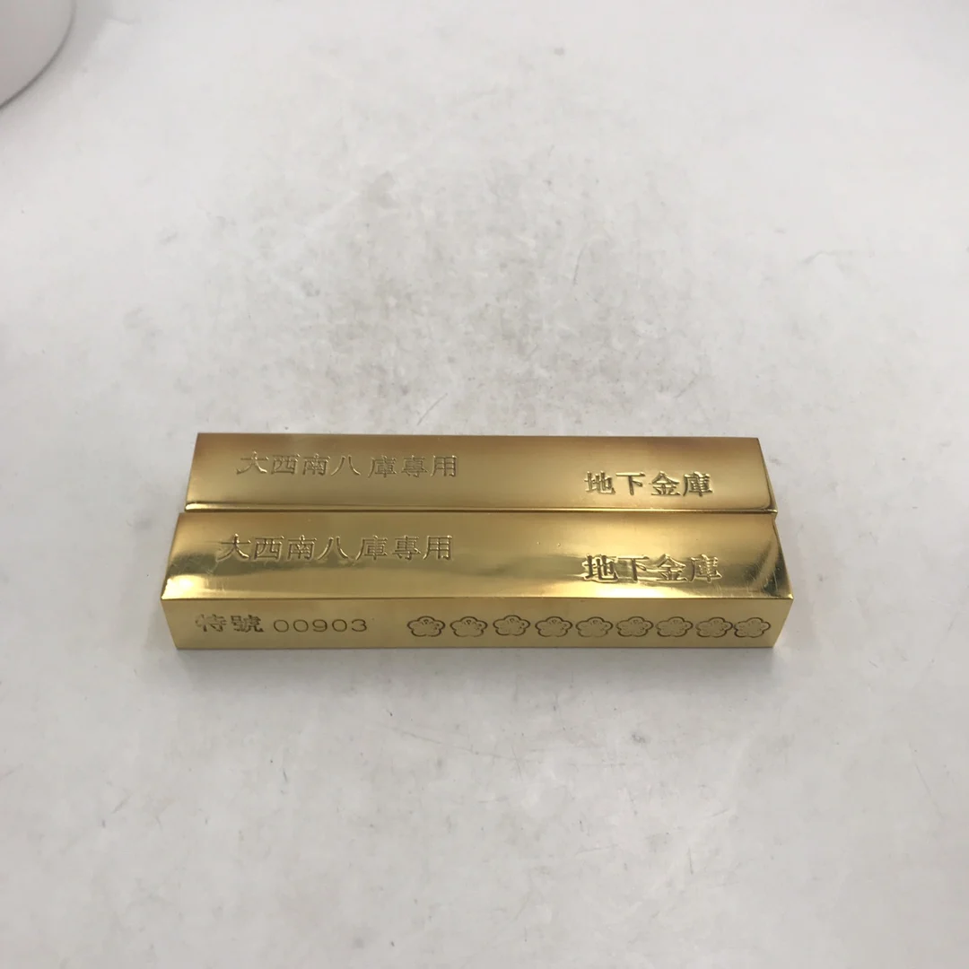 Exquisite antique gilded (underground vault. Gold bar) home decoration ornaments
Exquisite antique gilded (underground vault. Gold bar) home decoration ornaments