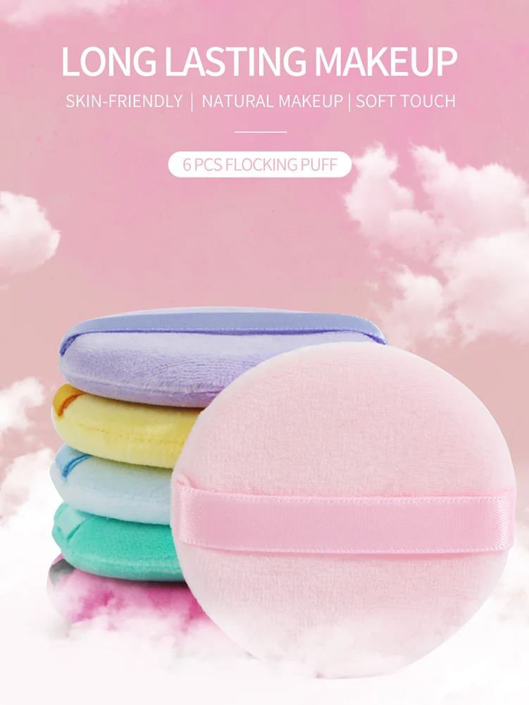 6PCS Lot Air Cushion Puff Powder Foundation Cream Washable and Reusable Powder Puff with Storage Case Round Makeup Beauty Tools
6PCS Lot Air Cushion Puff Powder Foundation Cream Washable and Reusable Powder Puff with Storage Case Round Makeup Beauty Tools