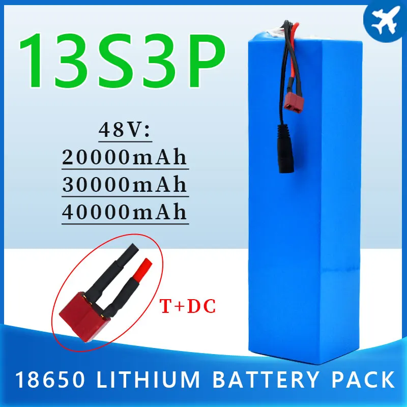 100% Original 48V 40Ah 1000watt 13S3P 18650 Battery Pack 54.6v E-bike Electric bicycle battery Scooter with 25A discharge BMS
100% Original 48V 40Ah 1000watt 13S3P 18650 Battery Pack 54.6v E-bike Electric bicycle battery Scooter with 25A discharge BMS