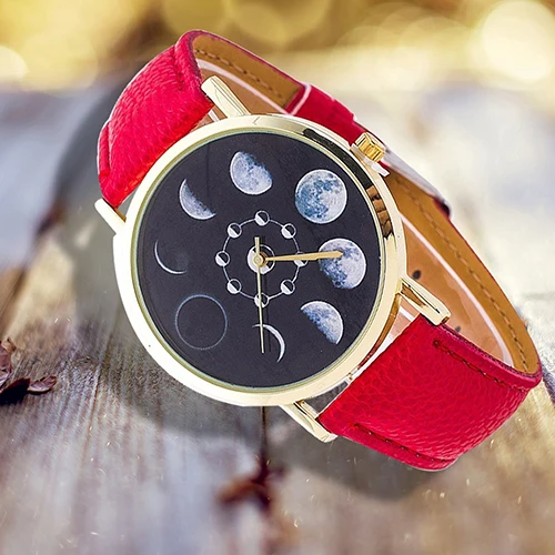 Unisex Moon Phase Astronomy Space Watch Faux Leather Band Quartz Wrist Watch BOGN
Unisex Moon Phase Astronomy Space Watch Faux Leather Band Quartz Wrist Watch BOGN