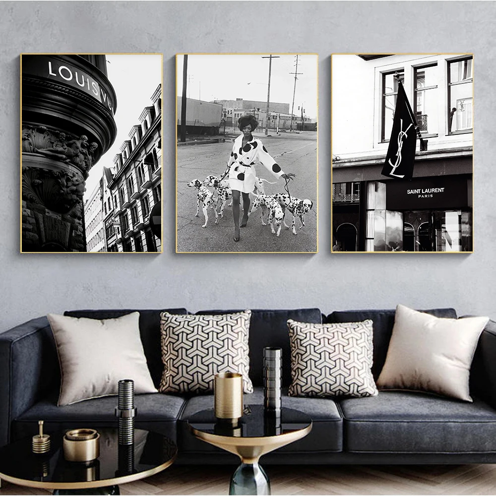 Fashion Famous Brand Decorative Paintings Nordic Black and White Style Poster Wall Art Print Modern Home Decor Canvas Painting
Fashion Famous Brand Decorative Paintings Nordic Black and White Style Poster Wall Art Print Modern Home Decor Canvas Painting