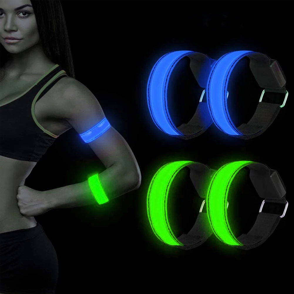 LED Luminous Armband Running Bracelet Night Cycling Reflective Safety Warning Wristbands Belt for Outdoor Sports Party Accessory 
LED Luminous Armband Running Bracelet Night Cycling Reflective Safety Warning Wristbands Belt for Outdoor Sports Party Accessory
