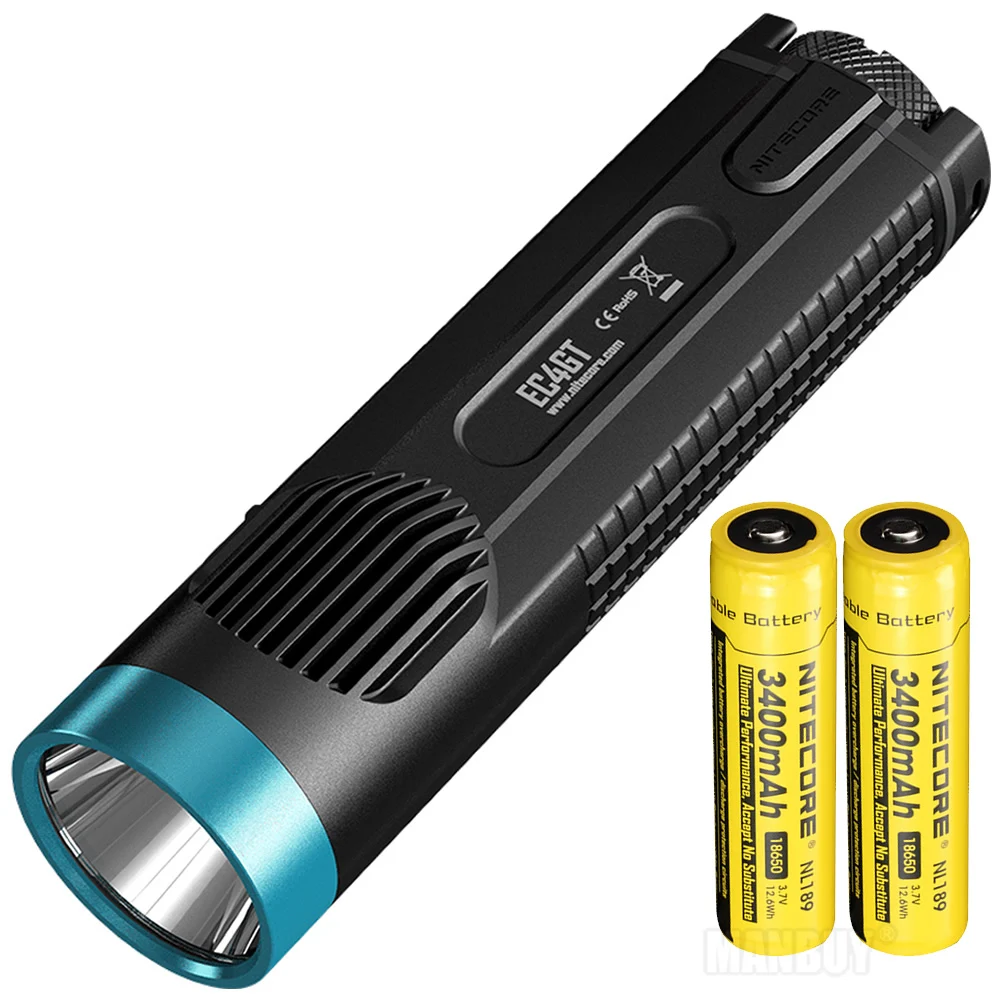 Topsale NITECORE 1000 люмен излучатель фонарик Фонарь Лампа EC4GT синий Ограниченная серия