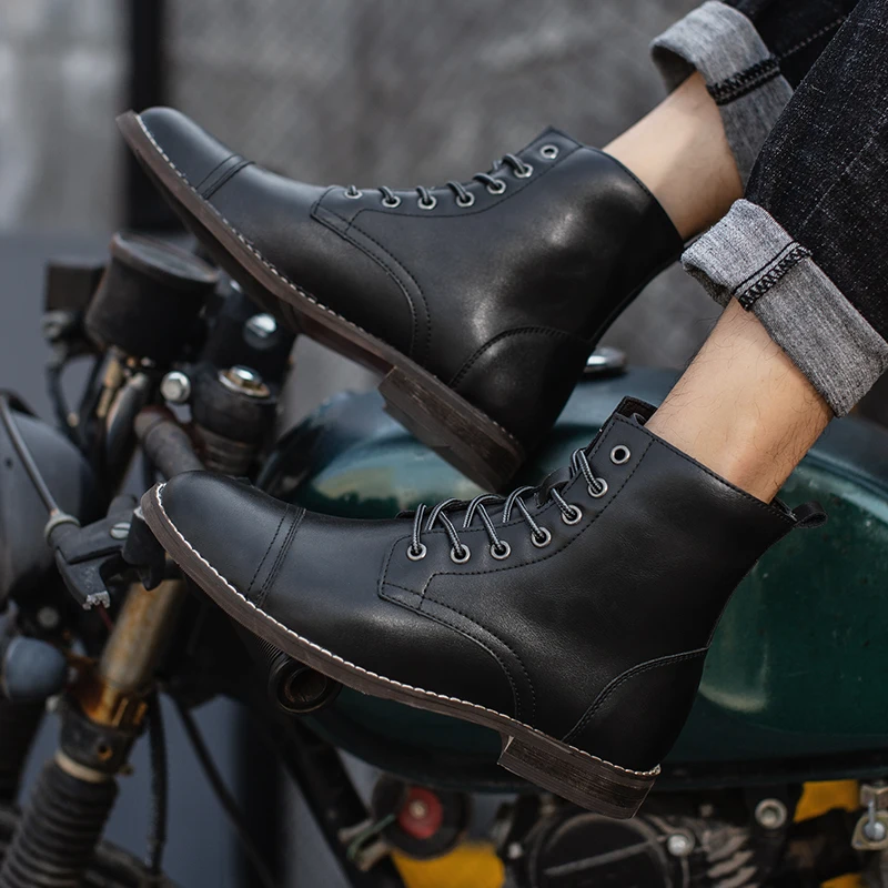 Classic Brand Winter Men's Boots Warm Plush Snow Boots Italy Handmade Men Ankle Boots Outdoor Waterproof Men's Motorcycle Boots
Classic Brand Winter Men's Boots Warm Plush Snow Boots Italy Handmade Men Ankle Boots Outdoor Waterproof Men's Motorcycle Boots