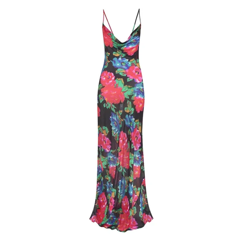 Boho Beach Sundress Women Spaghetti Strap Maxi Dress Floral Print Backless Female Sexy Holiday Party Dresses Women's Vestidos
Boho Beach Sundress Women Spaghetti Strap Maxi Dress Floral Print Backless Female Sexy Holiday Party Dresses Women's Vestidos