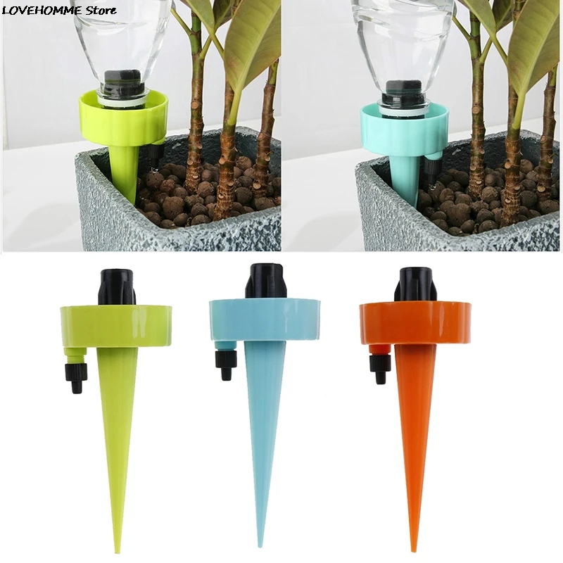 

Drip Irrigation System Plant Watering Automatic Spike Adjustable Waterer For Indoor Houseplant Flower Garden Sprinkler