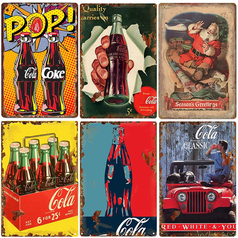 Cool Cola Tin Sign Metal Poster Vintage Decor Coke Tinplate Plaques Wall Decoration for Bar Cafe Restaurant Iron Painti
Cool Cola Tin Sign Metal Poster Vintage Decor Coke Tinplate Plaques Wall Decoration for Bar Cafe Restaurant Iron Painti