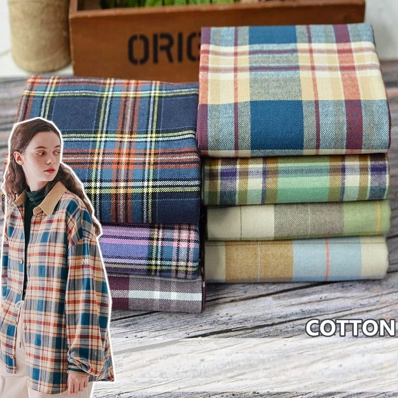 50X145cm Cotton Brushed Check Fabric High Density Yarn Dyed Scottish Plaid Clothes Bags Garment JK Pleated Skirt Uniformh
50X145cm Cotton Brushed Check Fabric High Density Yarn Dyed Scottish Plaid Clothes Bags Garment JK Pleated Skirt Uniformh