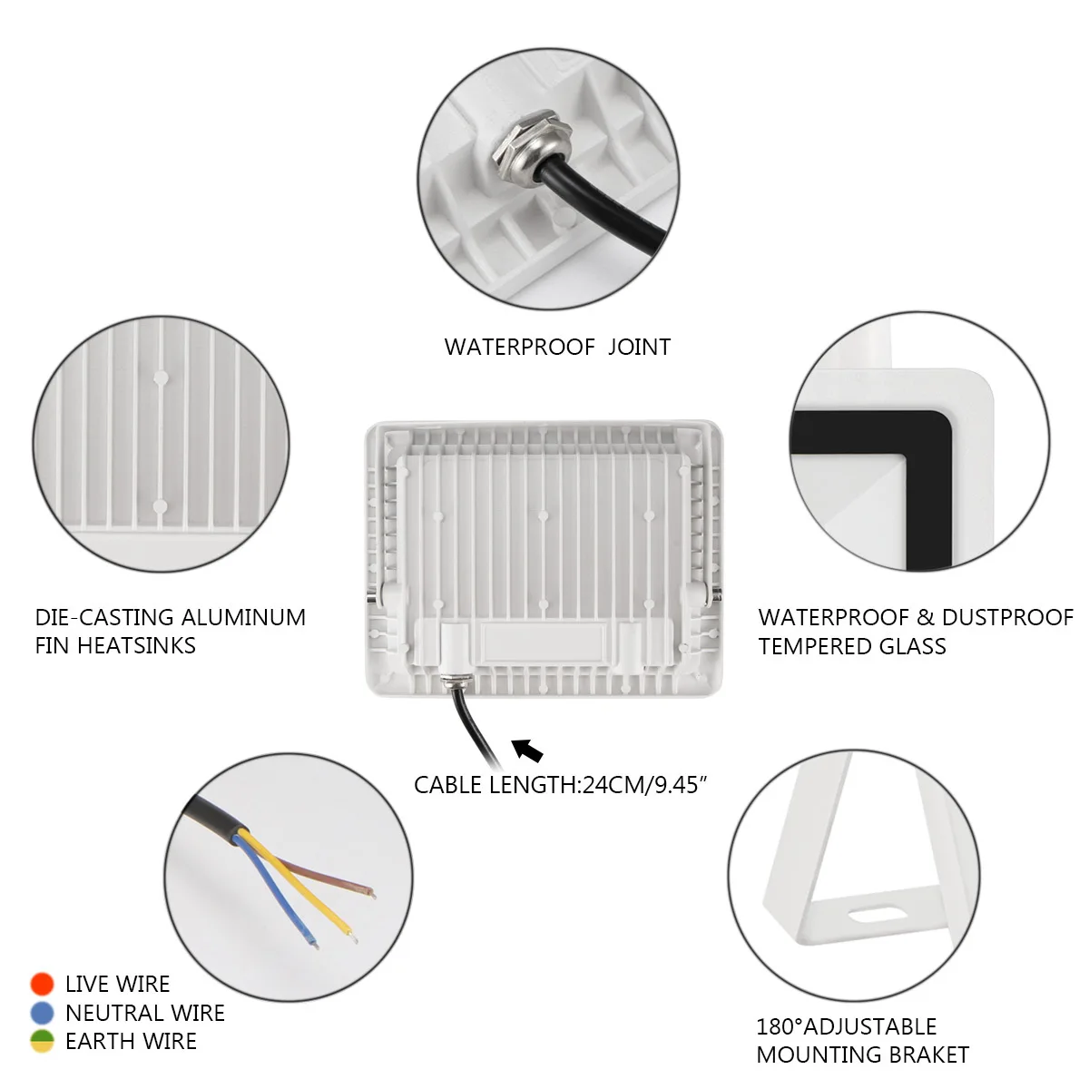 Motion Sensor LED Flood Light 50W 30W 20W 10W With Waterproof Floodlight Projector Lamp Outdoor Spotlight for Garden Street
Motion Sensor LED Flood Light 50W 30W 20W 10W With Waterproof Floodlight Projector Lamp Outdoor Spotlight for Garden Street